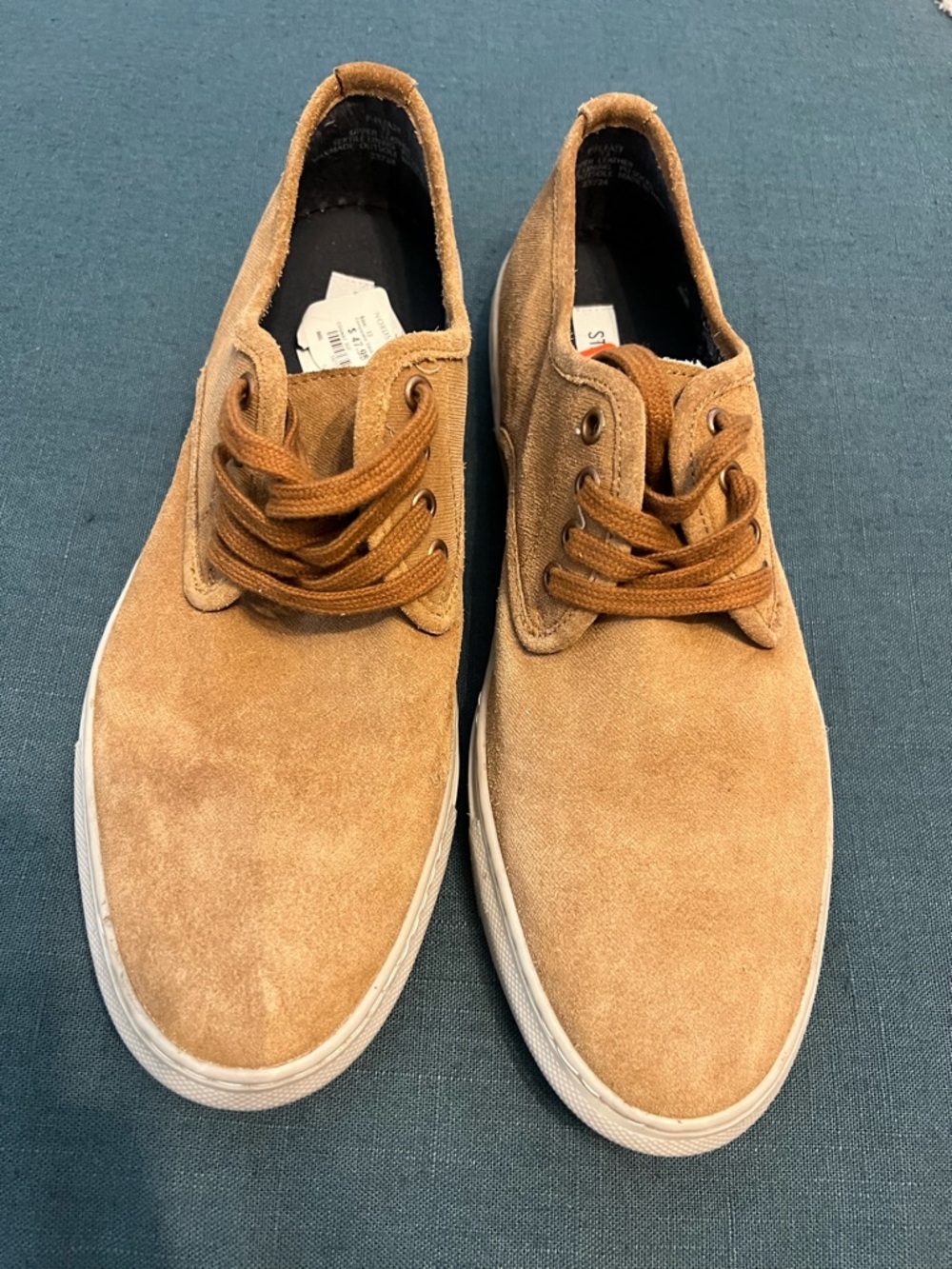 Steve Madden Men's Faux Suede Lace-Up Sneakers - Tan Brown